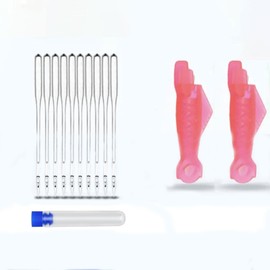 10 PCS Monjaro Universal Sewing Machine Needles – Heavy Duty, 6 Sizes (65/9 to 110/18) – Compatible with Singer & Most Standard Machines – Ideal for Home & Professional Use