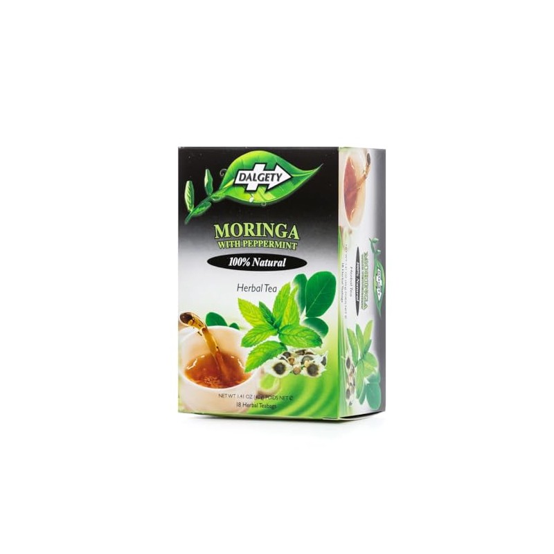 Dalgety Moringa with Peppermint Herbal Infusion 40g Cartons 100% Natural,