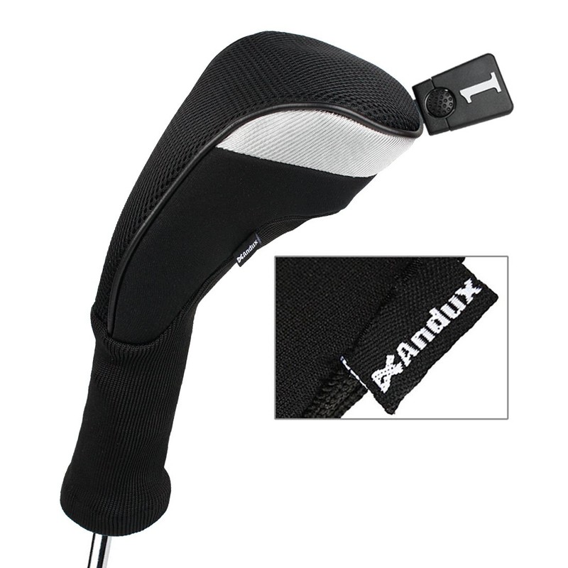 Andux 5pcs/Set Golf 460cc Driver Fairway Wood Club Head Covers