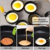 YUUTIAL 6-Pack Egg Rings for Frying with Oil Brush,Fried Egg