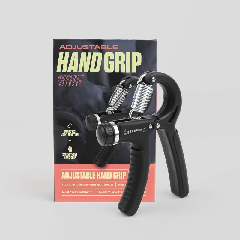Phoenix Fitness Hand Grip Strengthener - 1 Pack 5-60kg Hand