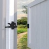 Bordersmover Heavy Duty Gate Latch, Post Mount Automatic Self-Closing Door