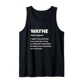 Wayne Name Tank Top