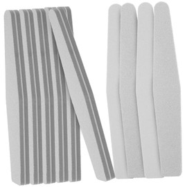 FOMIYES 10pcs Square Nail File Set Sponge Nail Files for Acrylic Manicure Supplies