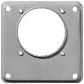 MILBANK S8324 Application: METERING Accessory, HUB Adapter Plate, Large to Small HUB Opening, NO Connection, Painted Steel, Size: Reduces 4-1/3 INCH Opening to A 2-3/4 INCH