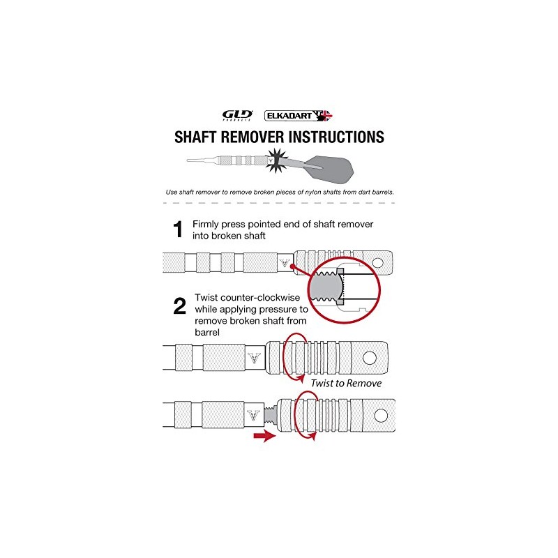 Elkadart Dart Accessory: Broken Shaft and Dart Point Remover Tool