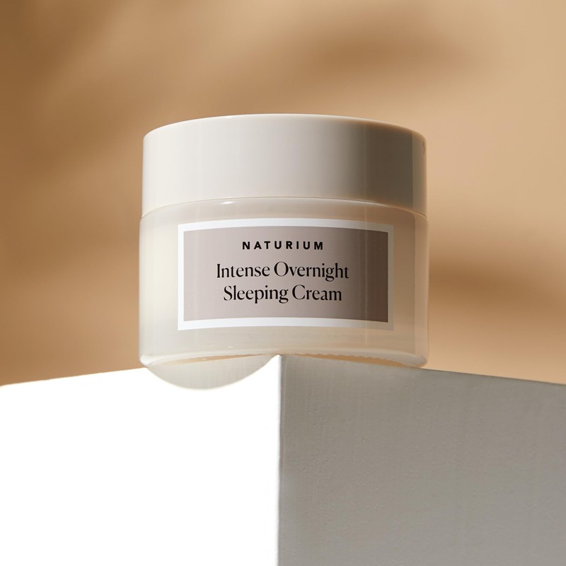 Naturium Intense Overnight Sleeping Cream, Hydrating Face Moisturiser | 1.7