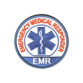 EMR - Emergency Medical Responder 100% Embroidered Patch FR First - F 154