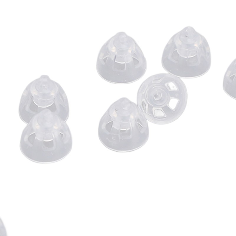 10pcs Sound Amplifier Open Domes Single Layer Washable Reusable Silicone