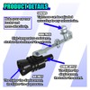 UHANBUT Car Exhaust Whistle, Universal Turbo Sound Booster, Aluminum Alloy