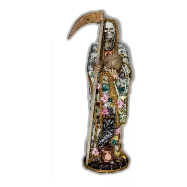 Imagen De Resina Santa Muerte Dolar 70 Cm