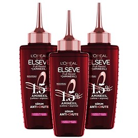 L'Oréal Paris Fall Protection, Brittle Hair, Hair Strengthening Protocol, Aminexil Technology, Caffeine, Arginine, Elseve Full Resist, 3 x 100 ml