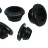 Leliafleury 30 Pcs Snap Rubber Grommet Black Rubber Hole Plugs