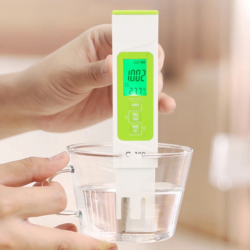 C‑100 Multifunctional Water Quality Test Pen 5 In 1 High