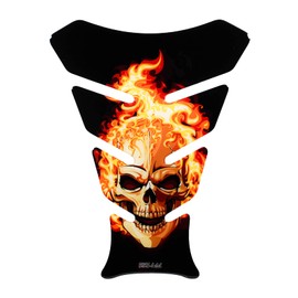 BIKE-label Tank Pad 3D Motorcycle Sticker Ghost Rider Compatible with Honda X500413VA