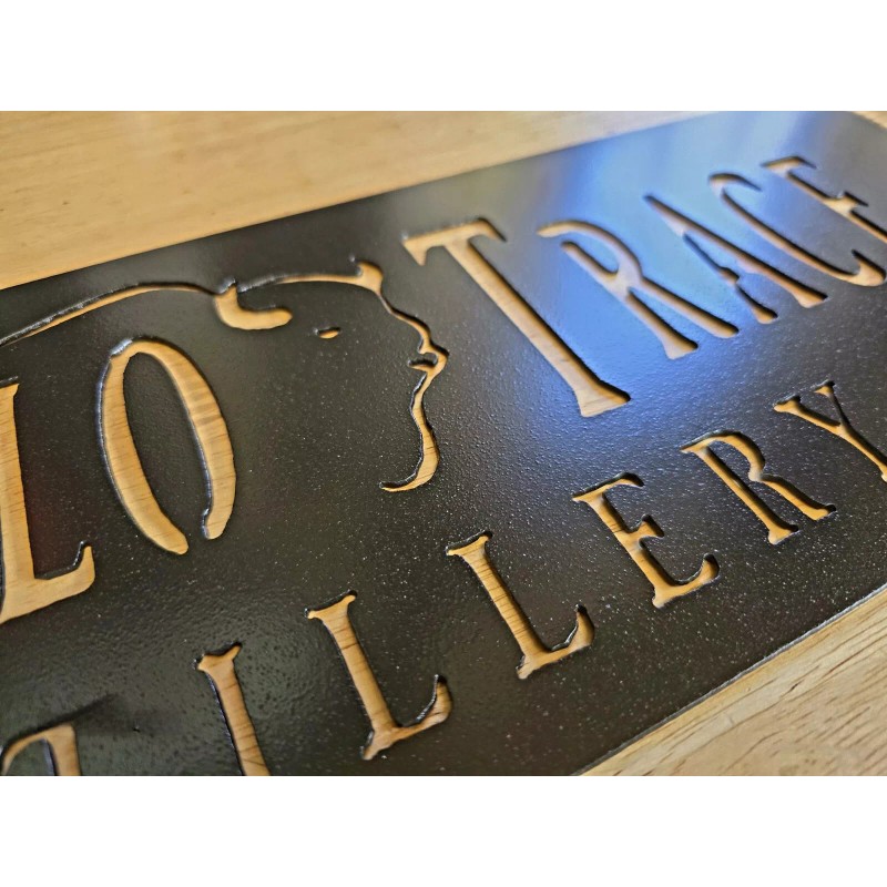 Buffalo Trace Bourbon Metal Wall Art Plasma Cut Home Decor