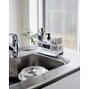Yamazaki Industries 5016 Sponge & Bottle Holder, Water Flowing, White,
