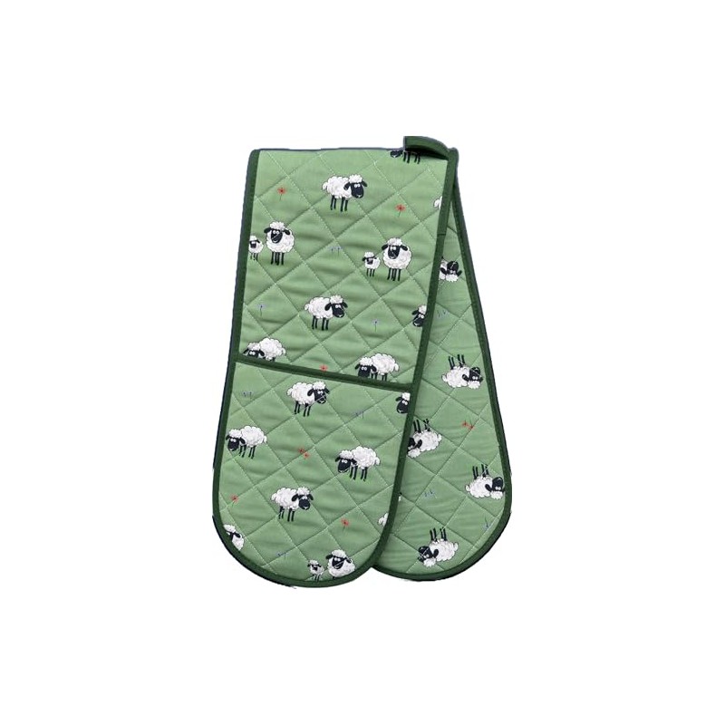 SAMUEL LAMONT Oven Glove Premium Heat Resistant Double Layers Cotton