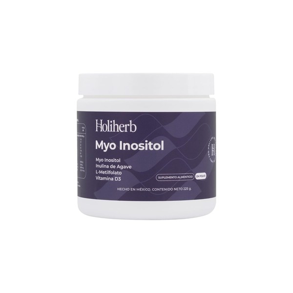 Holiherb - Myo Inositol (4g) Metil Folato Suplemento en Polvo
