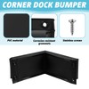 Innconee 2 Pcs Corner Dock Bumpers Guard with Screws Boat