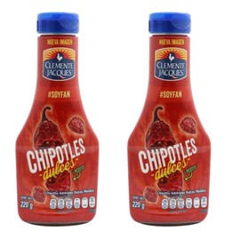 Chiles Chipotles Dulces Adobados Molidos Relish Molidos Adobados Clemente Jacques - Sweet Chipotle Peppers In Adobo Sauce 7.7 Ounces Clemente Jacques (Pack of 2)