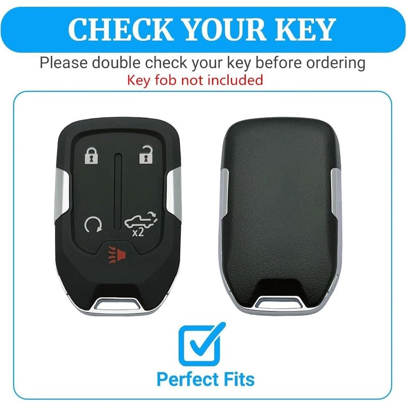 Khxriypha 2 Pack TPU Waterproof Car Key Fob Shell Case