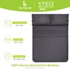 BAMPURE Luxury Series King Sheet Set - 100% Viscose derived