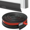 Universal Garage Door Threshold Seals Bottom Rubber Replacement, weatherproofing Garage