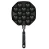 12 Cavities Aluminum Takoyaki Pan Maker Octopus Balls Egg Puffs