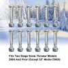 12 Pack 710-0890 Shear Pins With Nuts Compatible with MTD
