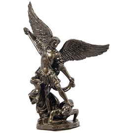 US 4.13 Inch Archangel - Saint Michael Standing on Demon's Head