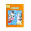 Sunstar Stationery Moomin Clear File, 6 Pockets + Zipper Case,