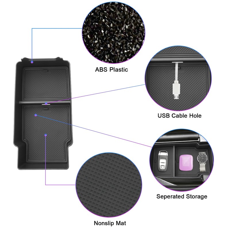 SXCY for 2024 2025 Buick Envision Center Console Organizer for