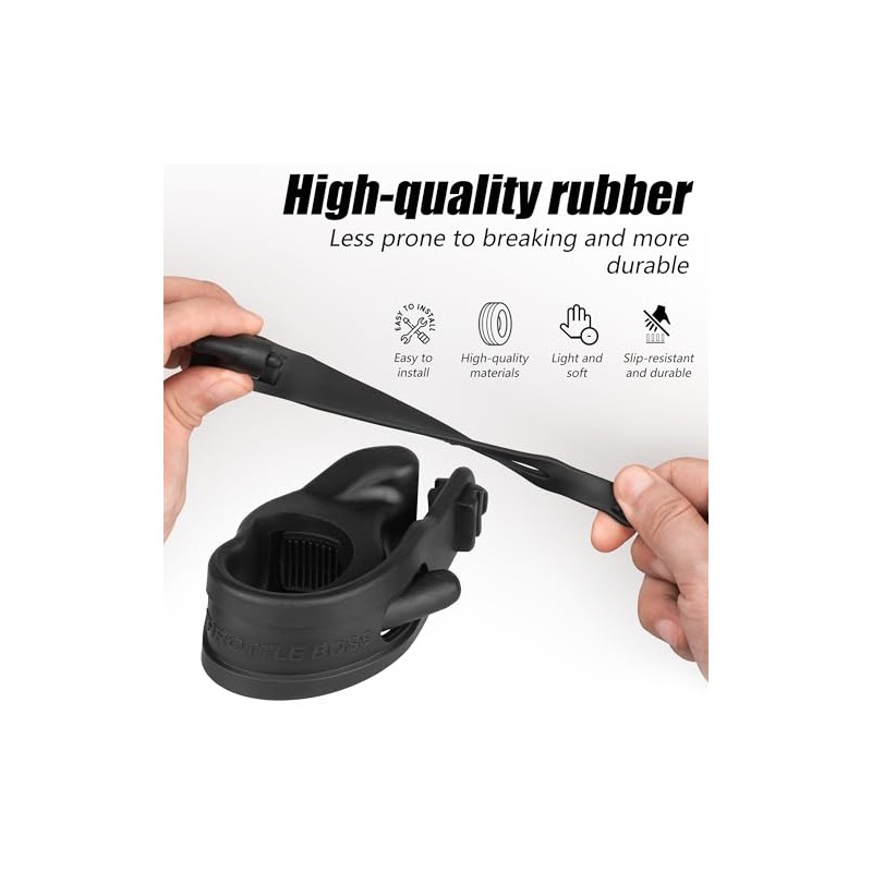 5 Piece Set Motorcycle Handlebar Accessories - 4 x Non-Slip