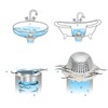 LEKEYE Shower Drain Hair Catcher/Shower Drain Cover/Drain Protector for Pop-Up
