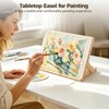 Tabletop Easel for Painting, 13x9.1 Wooden Art Easel Tabletop with
