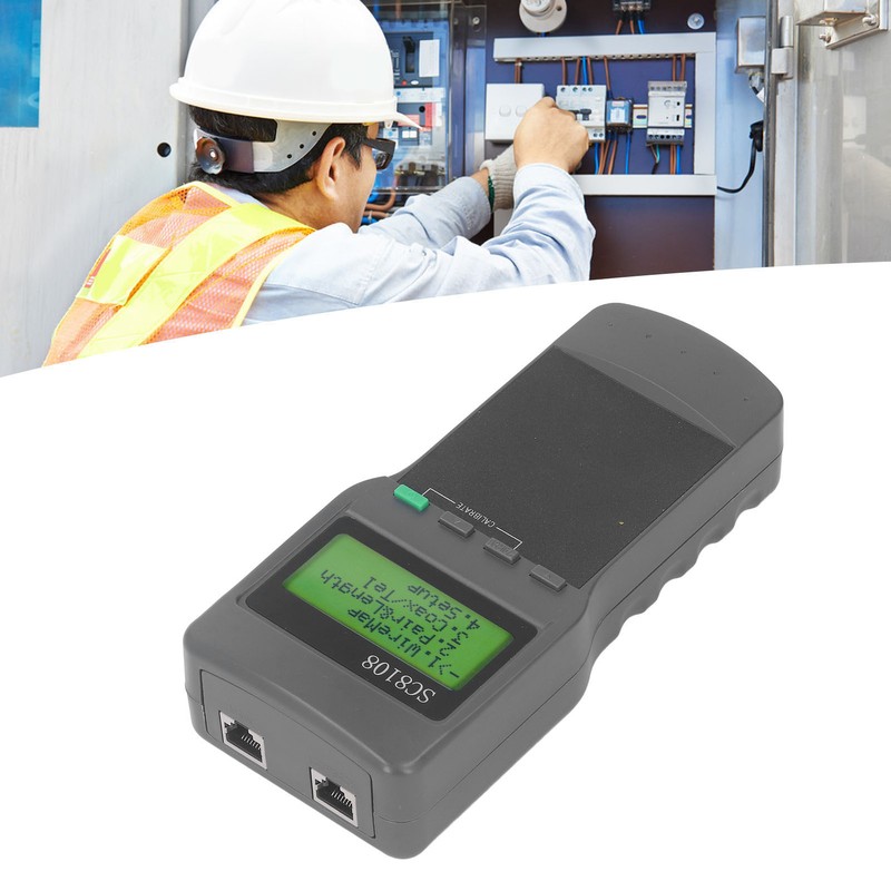 Network Cable Tester Accurate Sound Prompt Independent Measurement Portable Phone