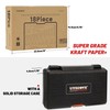 UYECOVE 18Pcs Screw Extractor and Left Hand Drill Bit Set,