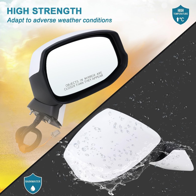 Lqito Right Passenger Side Mirror Compatible With 2012 2013 2014