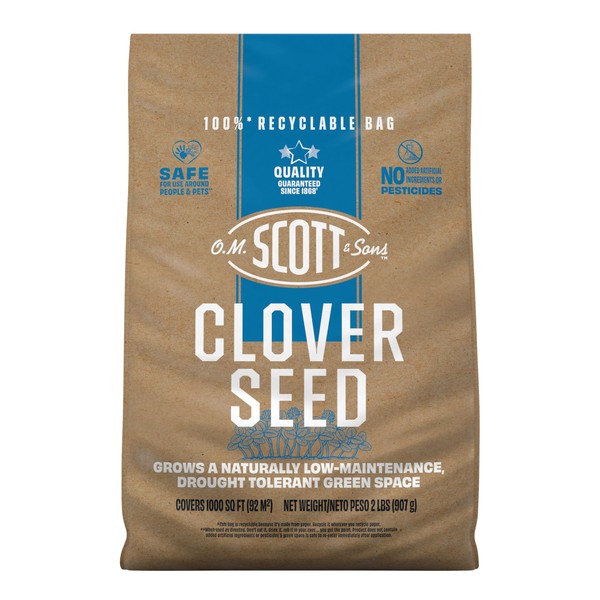 O.M. Scott and Sons Clover Seed, Lawn Seed Grows a