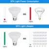 TCEUMIK 12V 12W RGB SPA Light for SPA/Bathtub/Underwater Swimming Pool/Hot