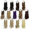 OMGREAT Ombre Hair Extensions Long Wavy Curly Synthetic Hair Piece
