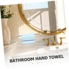 BUGUUYO 3pcs Absorbent Jacquard Washcloths Quick Drying Face Towels for