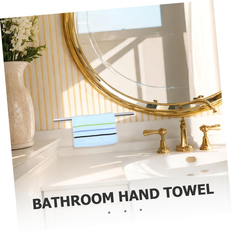 BUGUUYO 3pcs Absorbent Jacquard Washcloths Quick Drying Face Towels for
