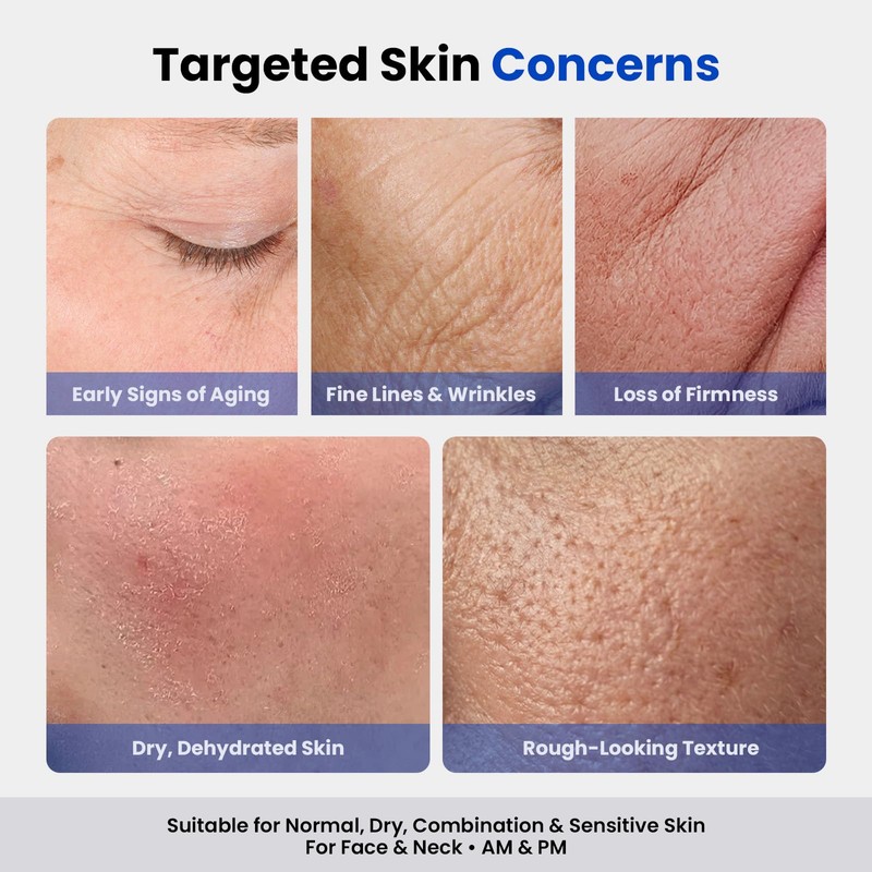 GHK-Cu Copper Peptide Anti-Aging Face Serum for Fine Lines &