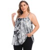 Plus Size Tops Women Summer Casual Loose Fit Spaghetti Straps