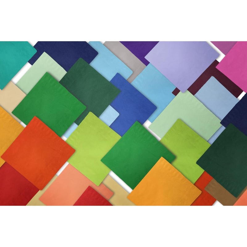 Exquisite Paquete de 50 servilletas de papel para bebidas, las