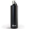Cheeki 1 Litre Stainless Steel Insulated Bottle - Matte Black