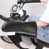Bike Handlebar Mittens Waterproof Motorcycle Gloves Winter Thermal Windproof PU