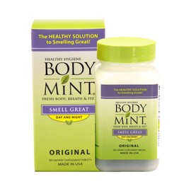 Body Mint Smell Great Day and Night Original 60 Tablets